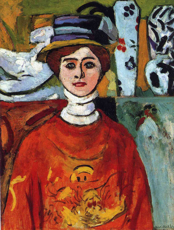 The girl with green eyes, 1908