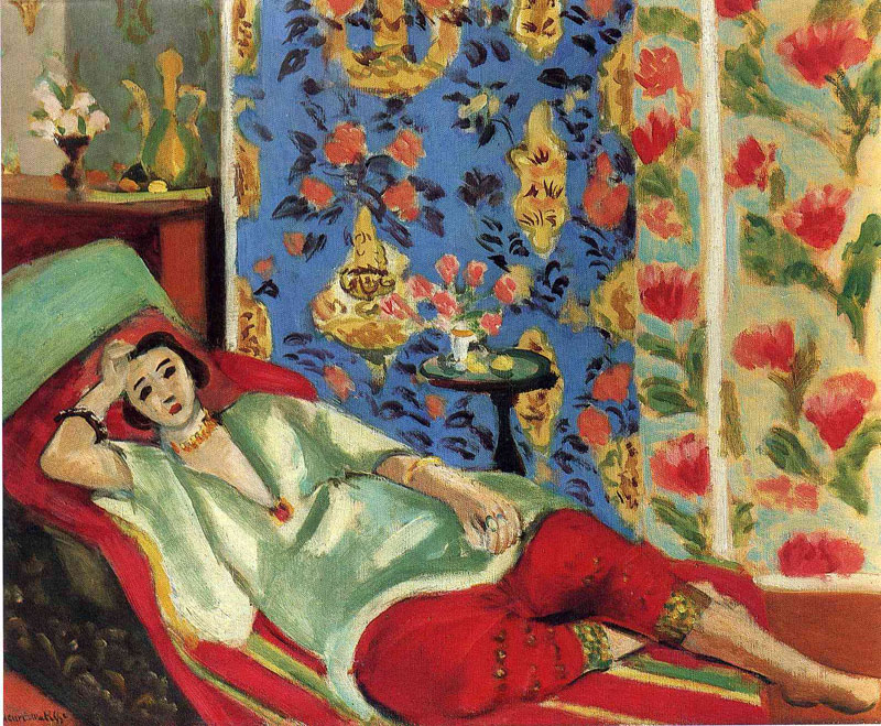 Odalisque in red trousers, 1921