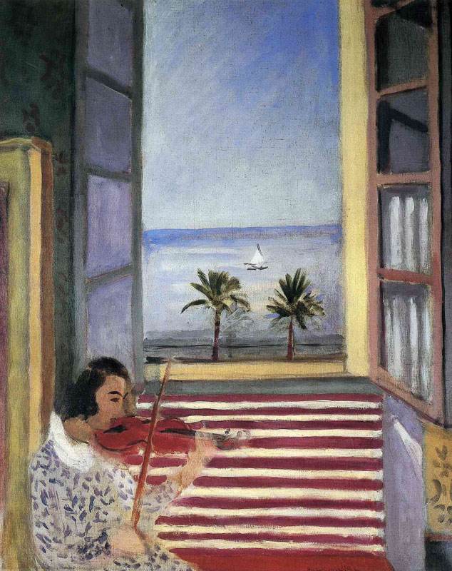 Young Woman Playing Violin, 1923