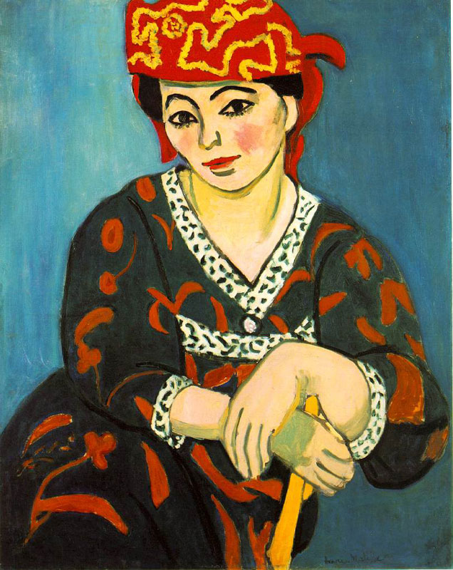 The Red Madras Headdress, 1907