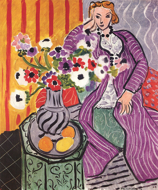 Purple Robe and Anemones, 1937