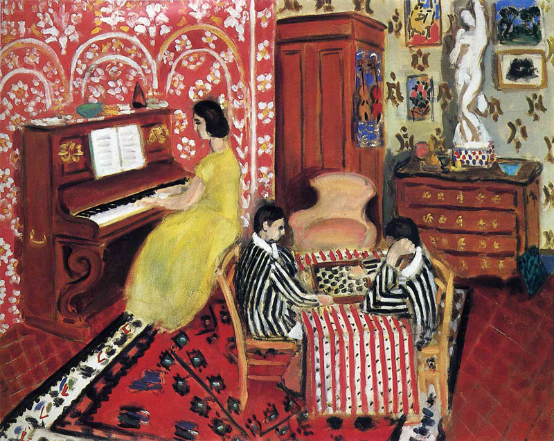 Pianist and Checker Players, 1924<br>ղڣNational Gallery of Art, Washingon, DC, USA
