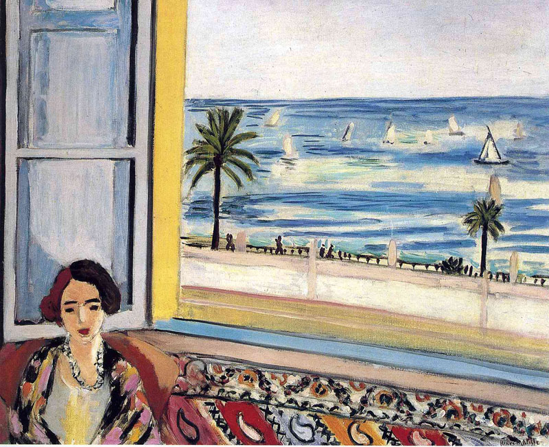 Seated Woman, Back Turned to the Open Window<br>1922, ͻ, 73.5 x 92.5 cm<br>ղڣ