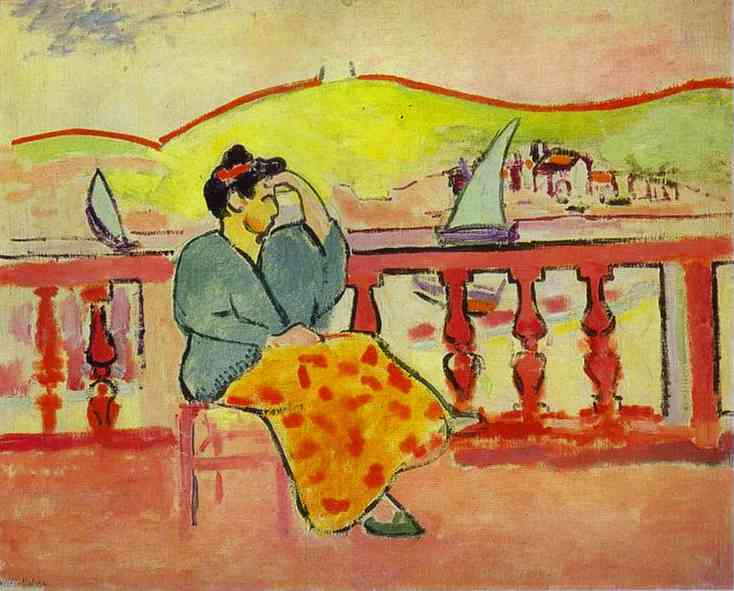 Lady on a Terrace<br>1907, ͻ<br>ղڣHermitage, St. Petersburg, Russia