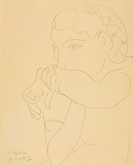 Lydia with her Hair in a Net<br>1939<br>