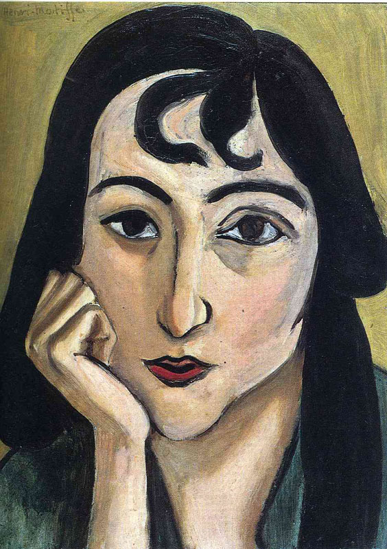 Head of Lorette with Curls<br>1917, 35 x 26.5 cm<br>