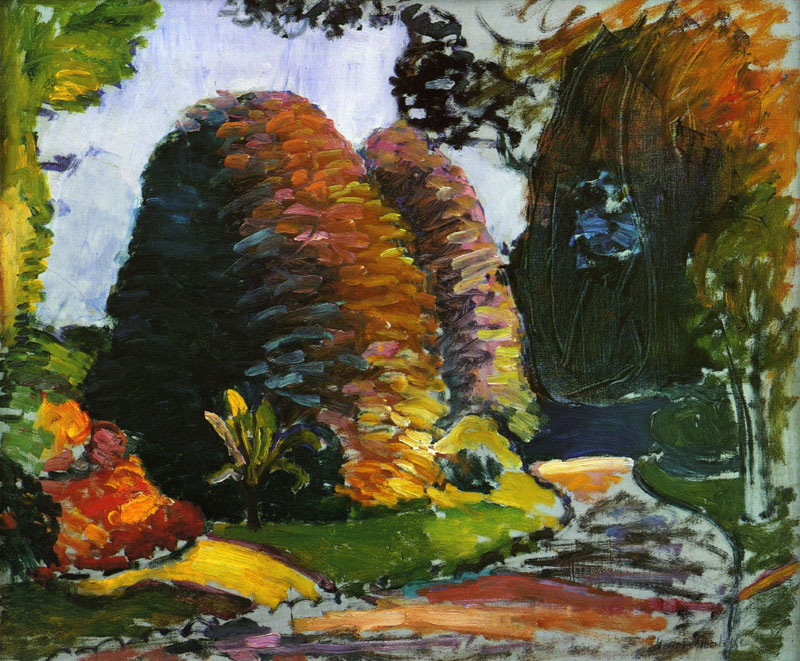 Luxembourg Gardens<br>1912-1903, ͻ, 46 x 55.3 cm<br>