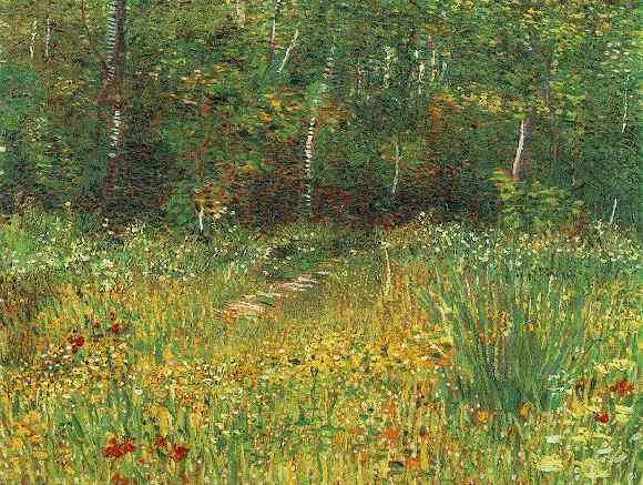 Park at Asnieres in Spring (on loan from a private collection) 