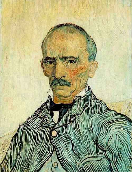 Portrait of Trabuc, an Attendant at Saint-Paul Hospital 