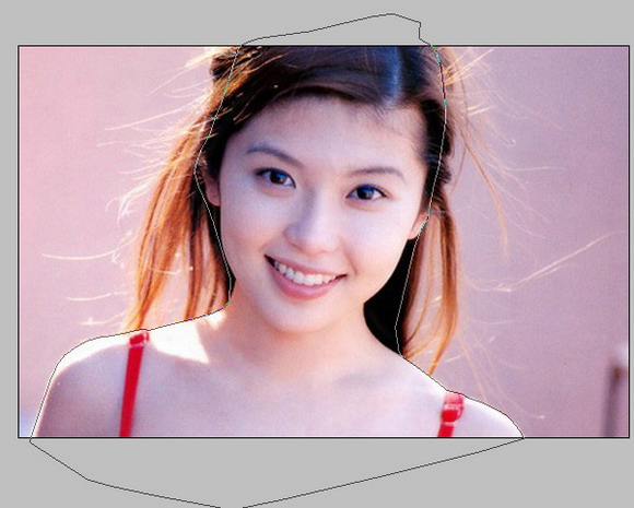 Photoshop为秀发美眉照片做精彩通道抠图